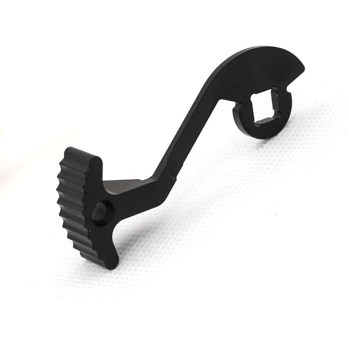 Black - Transmitter CNC Aluminum Alloy Steering Wheel Trigger Adapter Handwheel One-Handed Control A