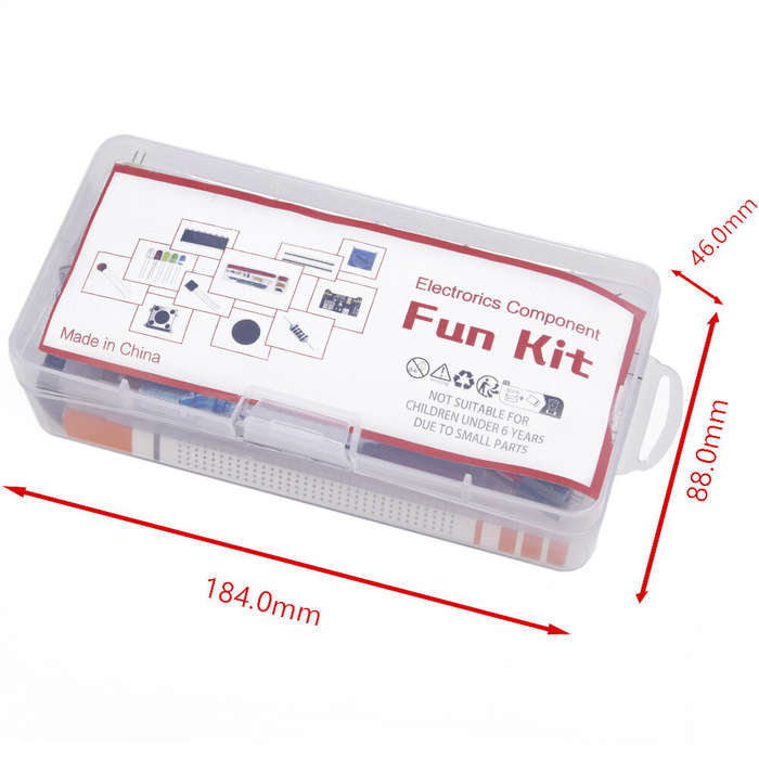 DIY Kit - 830-hole Breadboard Kit 3386P Component Pack Beginner Kit DIY Component Package Starter Ki