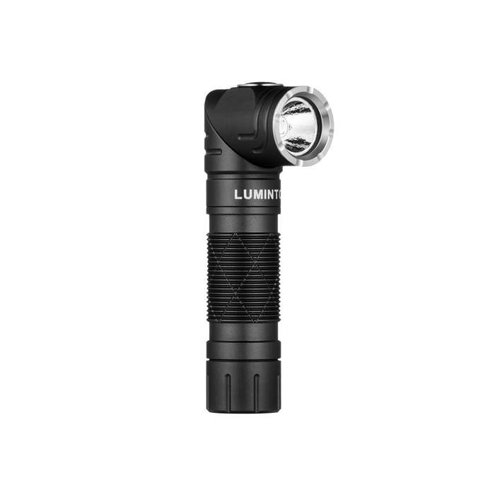 Black - Lumintop L1 Rotating Flashlight 900 Lumen 126 Meters L Flashlight 90 Degree Change 14500 Fla