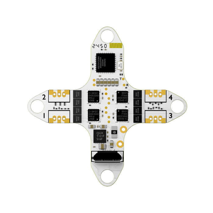F405 AIO - 25.5x25.5mm Flywoo GOKU F405 HD ELRS AIO Flight Controller 5V BEC with 1S 5A ESC For Fire
