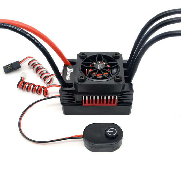 60A - Surpass Hobby Rocket V2 Waterproof 60A Brushless ESC for 1/10 RC Car Vehicles Model Parts