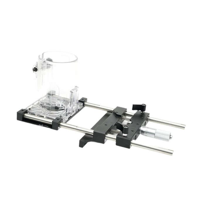 #A - Woodworking Slotting Bracket For 65mm Trimmer 0.01mm fine adjustment Invisible Fasteners Slotti