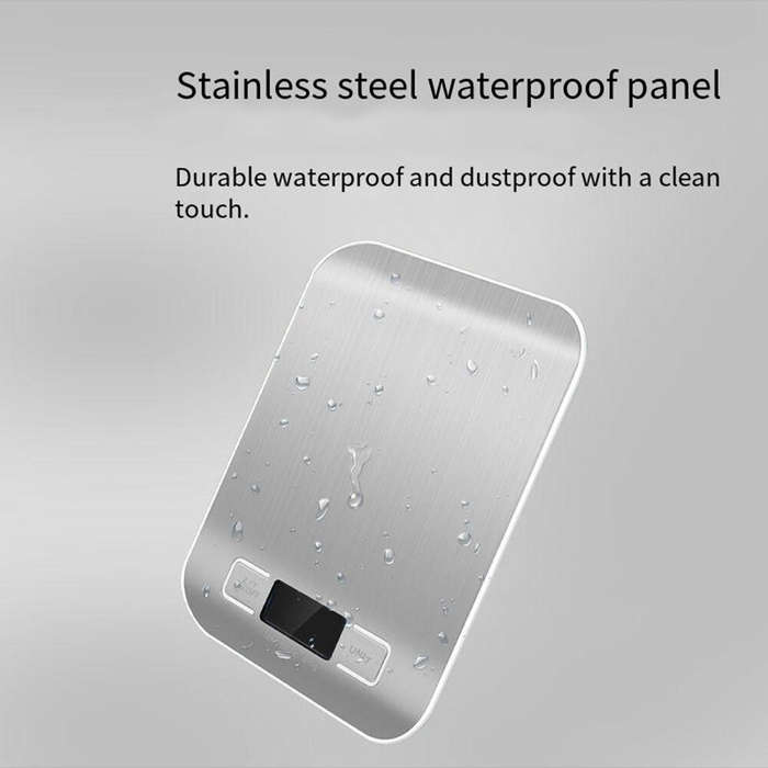 Battery Version - Comfook High Precision Kitchen Scale LCD Electronic Measuring Digital Display 10kg