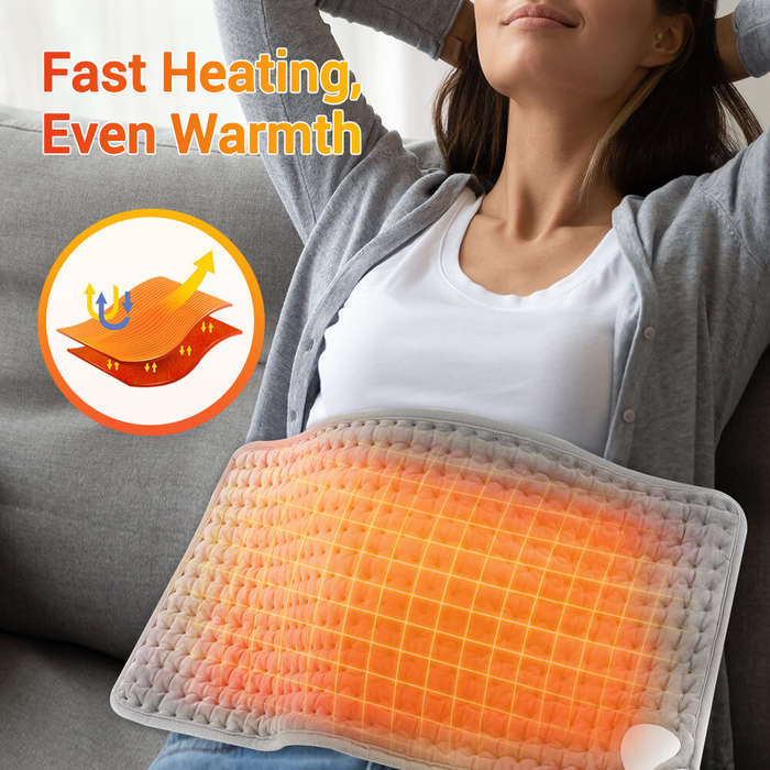 US Plug - Multifunctional Heating Pad Physiotherapy Electric Blanket Heating Waist Belt 9-Speed Temp
