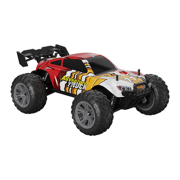 Red & Yellow - LYZRC C100 1/16 2.4G 4WD High-Speed Off-Road Climbing RC Car Full Proportional Contro