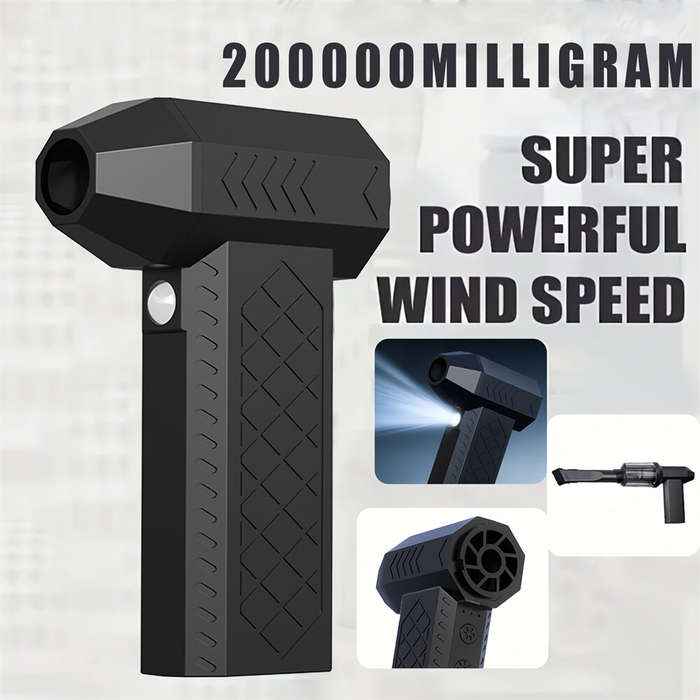 White - AJ-C1 2-in-1 Cordless Blower Vacuum and Air Duster 4000mAh Brushless Motor Rechargeable Turb