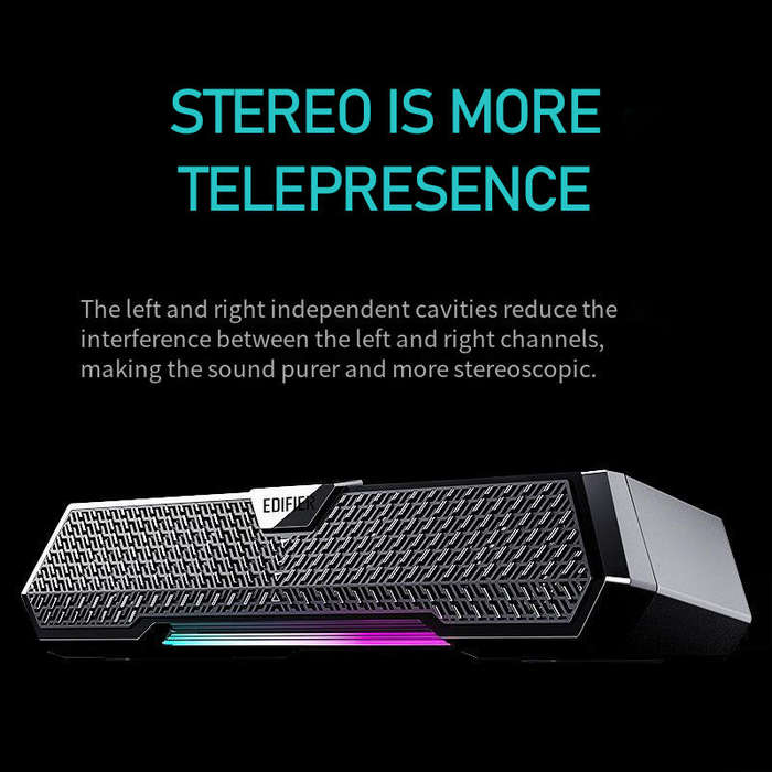 Black - EDIFIER ZX3 bluetooth 5.3 Speaker Wired Loudspeaker 52mm Full Frequency Unit Stereo Subwoofe