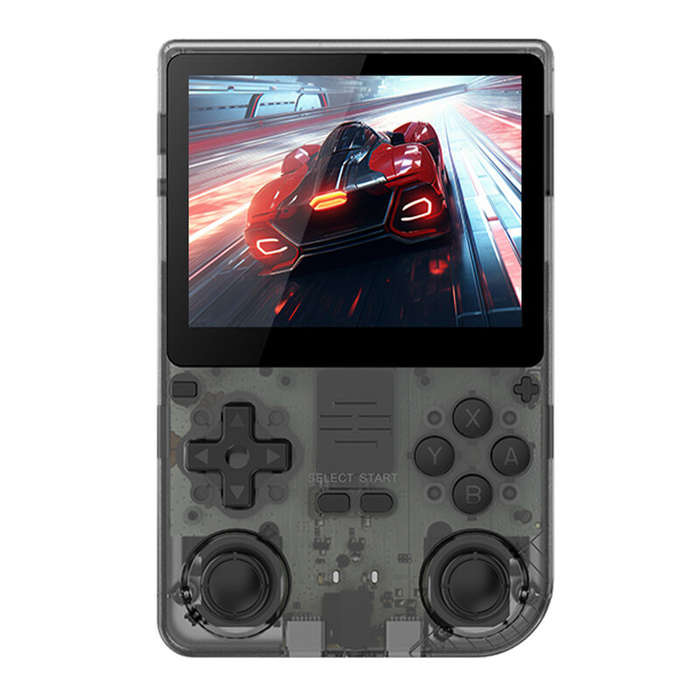 Yellow - Powkiddy V20 128GB 10000+ Games Handheld Game Console 3.5inch IPS Screen Quad-core 5000mAh