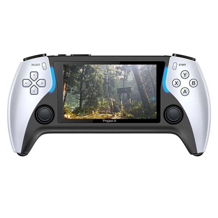 PROJECT X 4.3-Inch HD IPS Screenhandheld Game Console Supports PS1 Arcade HD Output for Dual Joystic