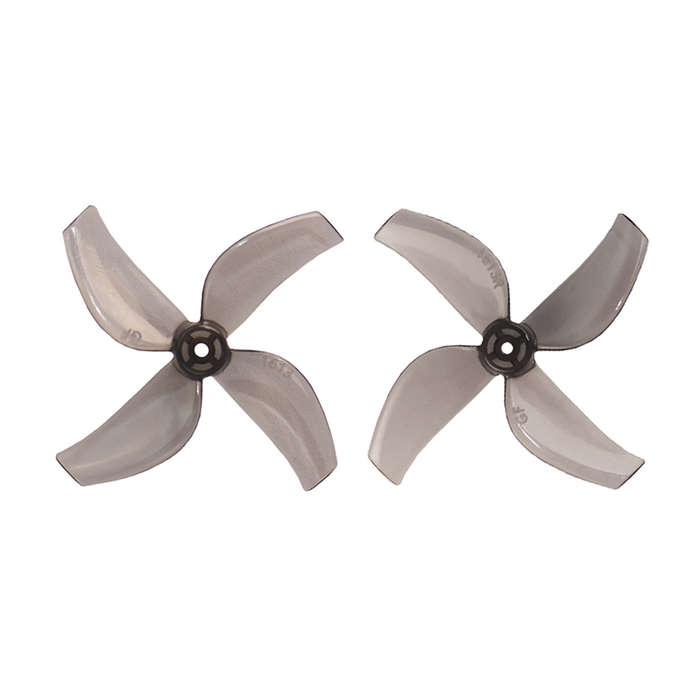 1.0mm - 4 Pairs GEMFAN 1613 40mm 1.6 Inch 4 Blade PC Propeller 1mm / 1.5mm for FPV Racing Drones Com