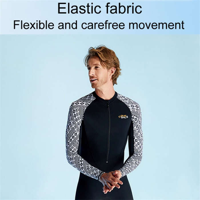 L - DIVE&SAIL UPF 50+ Cool Swimsuit Full Body Sleeve Set 98% Long-last Sun Protection Quick Dry Brea
