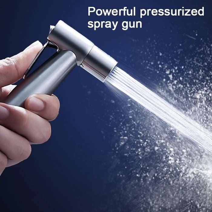 Handheld Bidet Sprayer Set Stainless 304 Steel Spray Gun Shower Handheld Toilet Bidet Faucet Sprayer