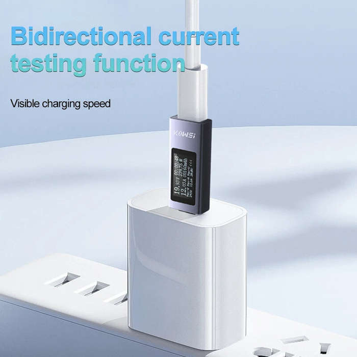 KWS-2301C Type-C Tester DC 4-30V Voltmeter Amperimetor Voltage Current Meter Ammeter Detector Power