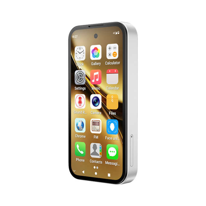 Black - SOYES Q333 Mini 3.97-inch Android 12.0 4GB RAM 64GB ROM Dual SIM Dual Standby 2000mAh Facial