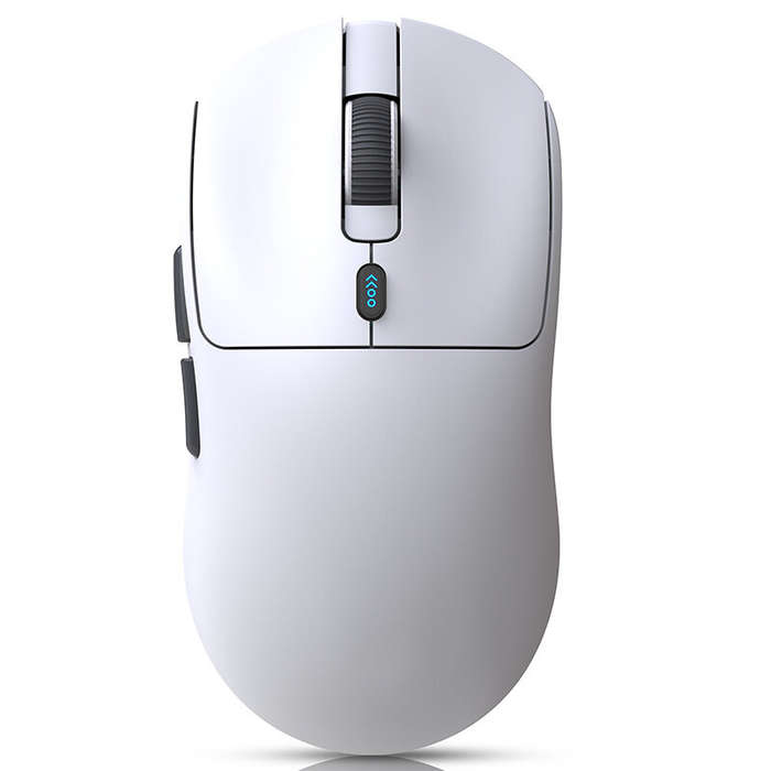 Black - HXSJ T68 Tri-mode Wireless Gaming Mouse PAW3311 Chip 1200-12000DPI TTC 20 Million Times 2.4G
