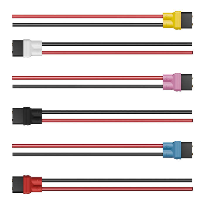 20AWG - 2PCS Flywoo XT30 XT30UP-F Pigtail Male Plug Wire