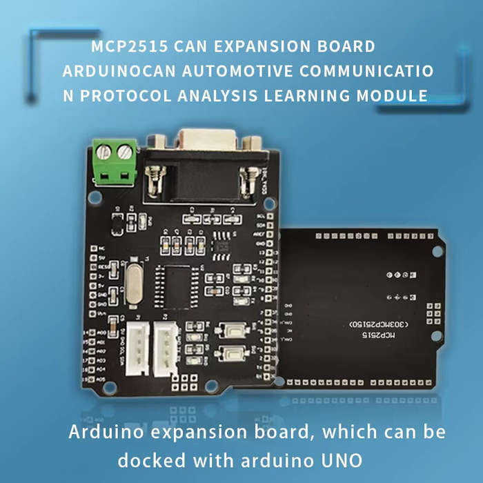 Black - LC CAN Expansion Board ARDUINOCAN Automotive Communication Protocol Analysis and Learning Mo