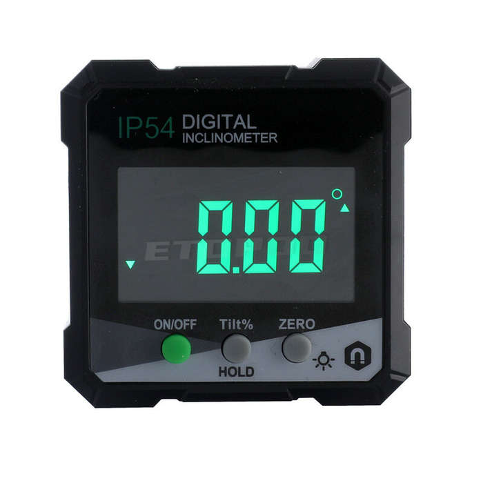 Green - ETOPOO Digital Level Angle Gauge 360 Degree Mini Measuring Digital Inclinometer Electronic U