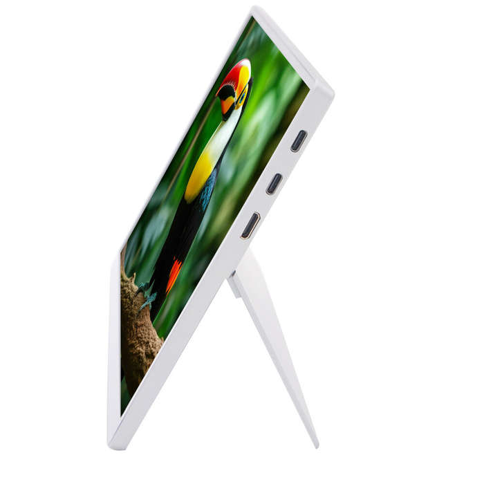 Grey - HAILESI 10.5 Inch FHD 1280P Portable Monitor Computer Gaming Display USB C External Screen fo