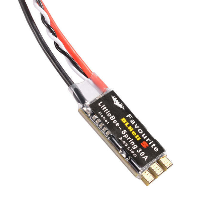 4 PCS - 4PCS LittleBee 30A S BLHeli_S OPTO 2-6S Brushless ESC for DIY RC FPV Racing Drone