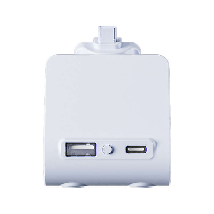White - Aolion AL-P5432W Charging Dock for PS Portal Magnetic Type-C RGB Light Dual USB Ports Fast C