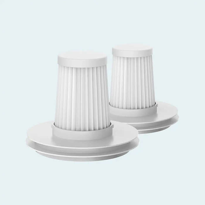 White - Xiaomi Mijia 2 Pack HEPA Filter for MJCMY01DY Vcuum Cleaner Mite Remover