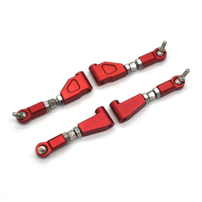 Black - 4PCS Upgraded Metal Front Rear Upper Rocker Arm Assembly for HNR H9802 H9803 Horse E30 Versi