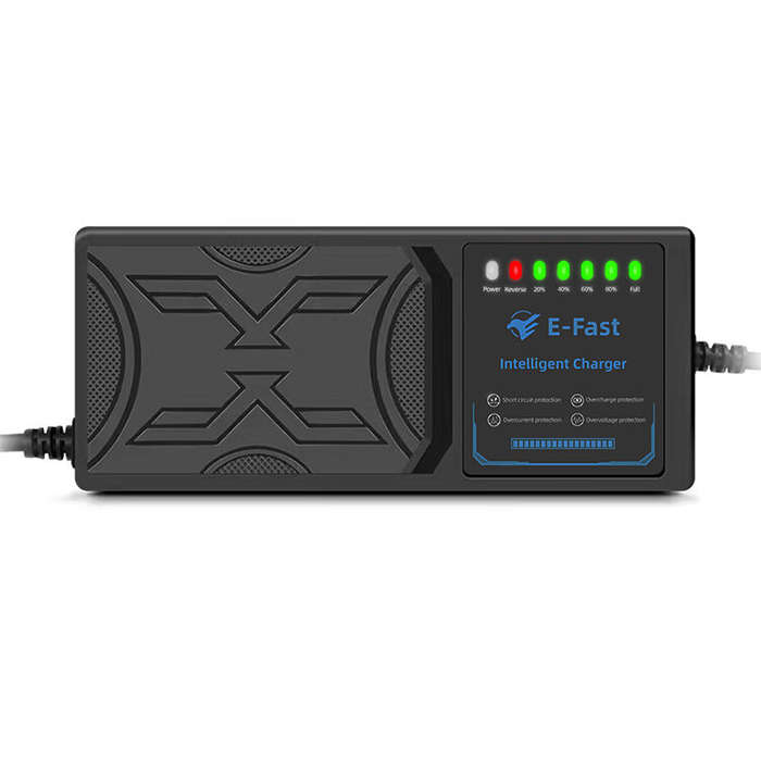 EU Plug - ANHTCzyx 72V 32AH Electric Vehicle Battery Charger Reverse Connection Protection Full Shut