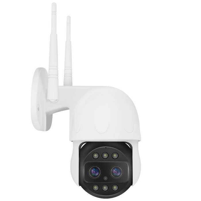 Bosesh 2MP/4MP WiFi TF Card Voice Intercom Humanoid Tracking Infrared Floodlight Dual Lens 10X Zoom