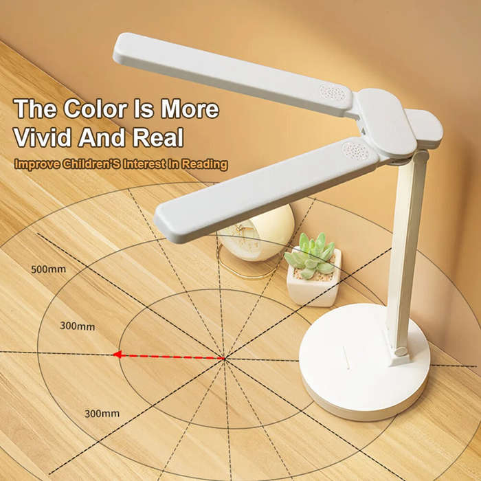 LED Desk Lamp Eye-friendly USB Rechargeable 4000mAh Table Lamp Student Dormitory Reading Lamp Bedroo