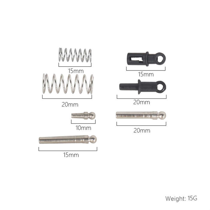 LA0041 LD18 Shock Absorber Upgrade Accessories - Upgrade Modified Shock Absorber for LDR/C 1/18 Drif