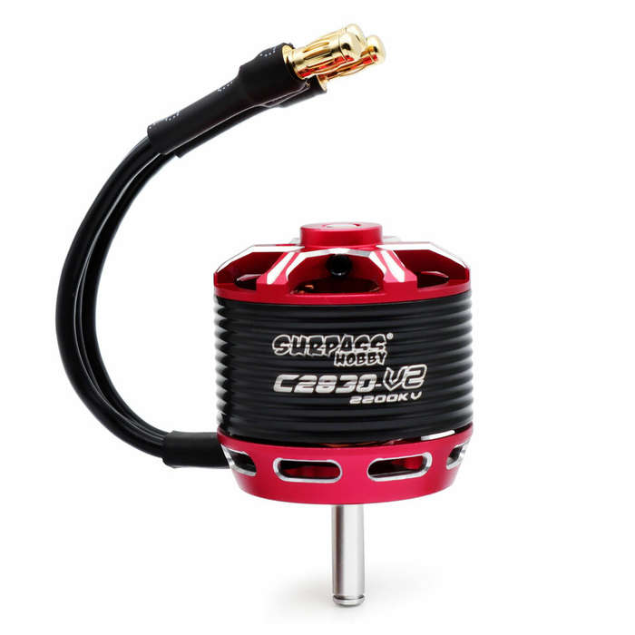 1000KV - SURPASS-HOBBY C28 Series V2 C2830 850KV/ 1000KV/ 1300KV/ 2200KV Outrunner Brushless Motor f