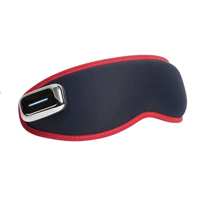 Blue - Smart Meditation CKGO-Y09 Massage Eye Mask Custom Gear Adjustable Point Massage Hot Compress