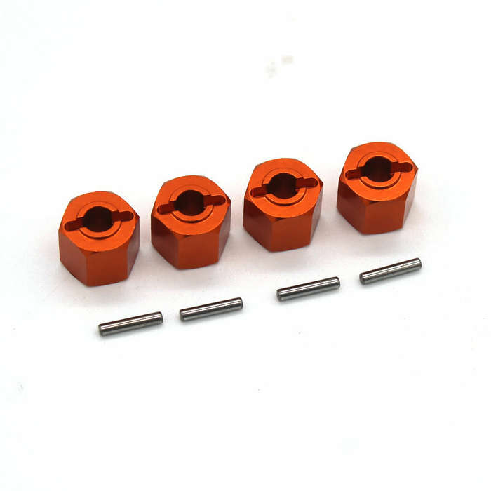 Orange - ZD Racing DBX-10 1/10 Remote Control Vehicle Metal Fitting 12mm Hexagonal Connector RC Car