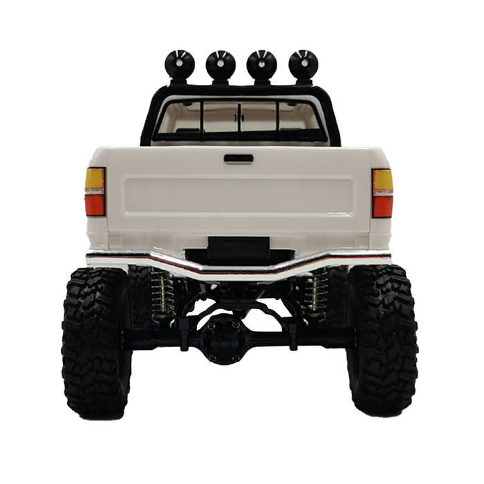 White - WPL C64-1 RTR 1/16 2.4G 4WD RC Car Rock Crawler LED Light Climbing Off-Road Truck Full Propo
