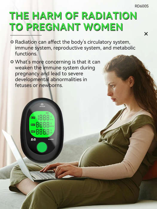 Black - 3in1 R&D RD600S EMF Meter Portable Electromagnetic Field Radiation discover Equipment