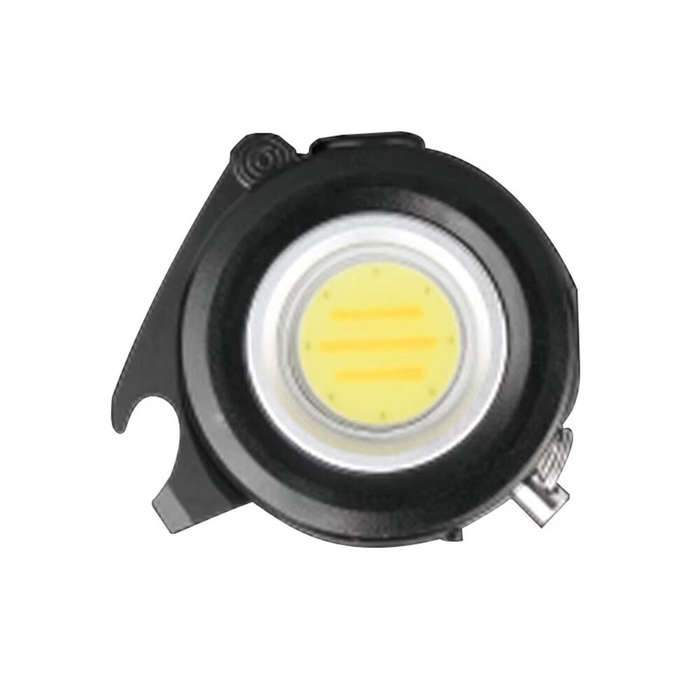 H12-1black RGB - Powerful Multi-Function Keychain Light Type-C Charging Magnetic Work Light - Outdoo