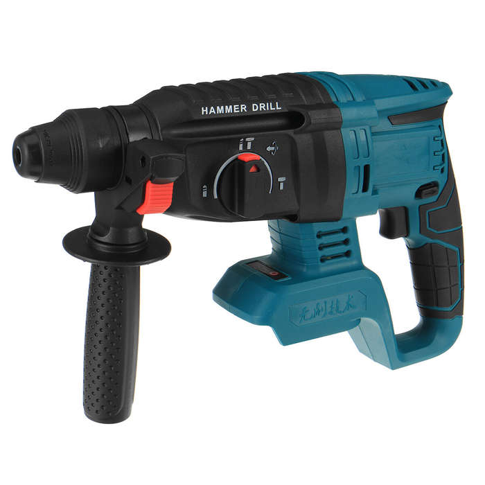 1100W Electric Hammer Cordless Handheld Brushless Impact Hammer Drill For 18V Mak Battery