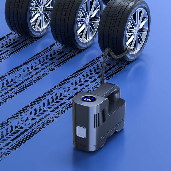 #2 - Suitu 120W Portable Multi-Function Smart Car Air Pump Electric Inflator Corded Car Inflatable P