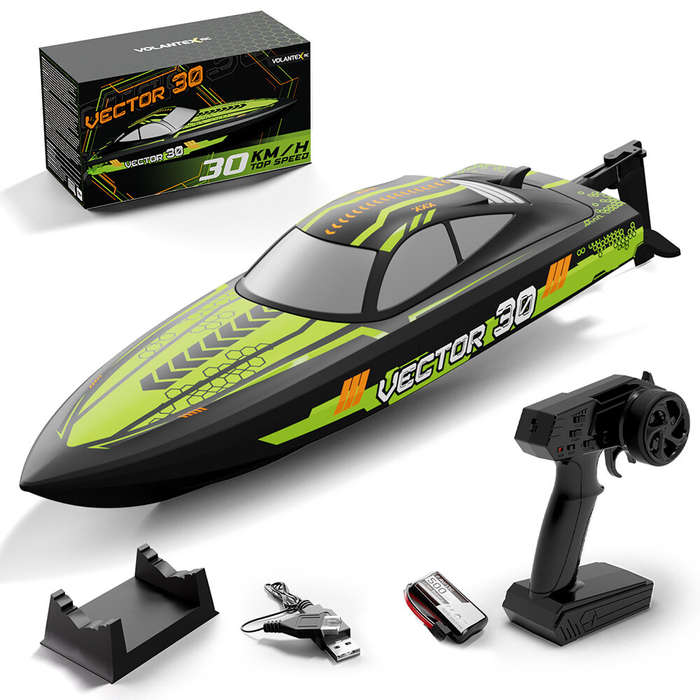 Yellow - Volantexrc 79508 RTR 2.4G RC Boat Fast 25km/h High Speed Vehicles Models Wireless Electric
