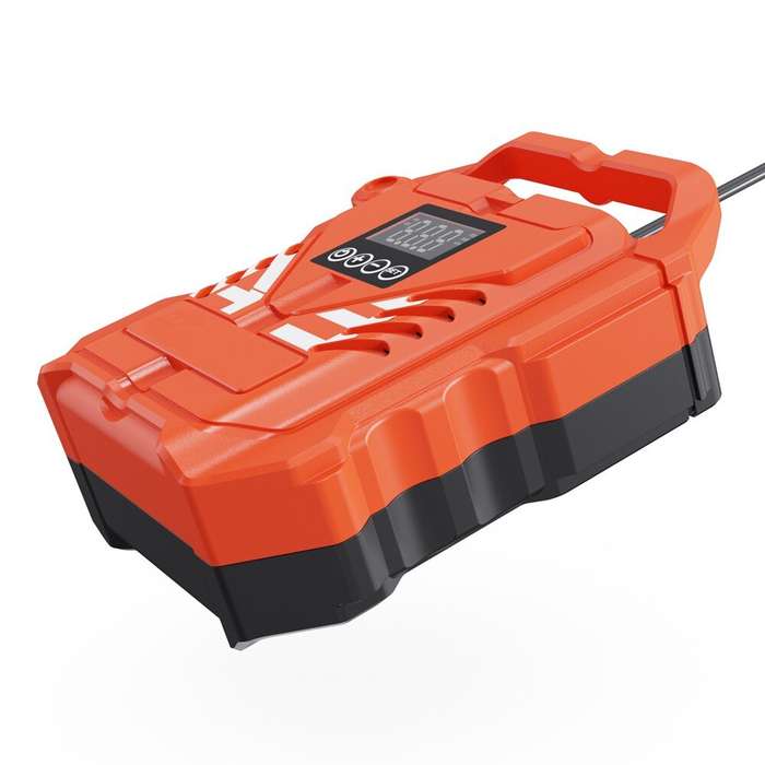 Orange - 22PSI High Pressure Paddle Board Pump Portable 12V Car Electric Air Compressor Support Infl