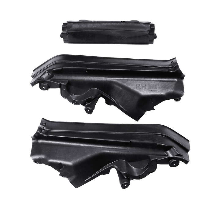3pcs Engine Upper Cover Compartment Partition Panel Set For BMW X5 X6 E70 E70N E71 Car 51717169420 5