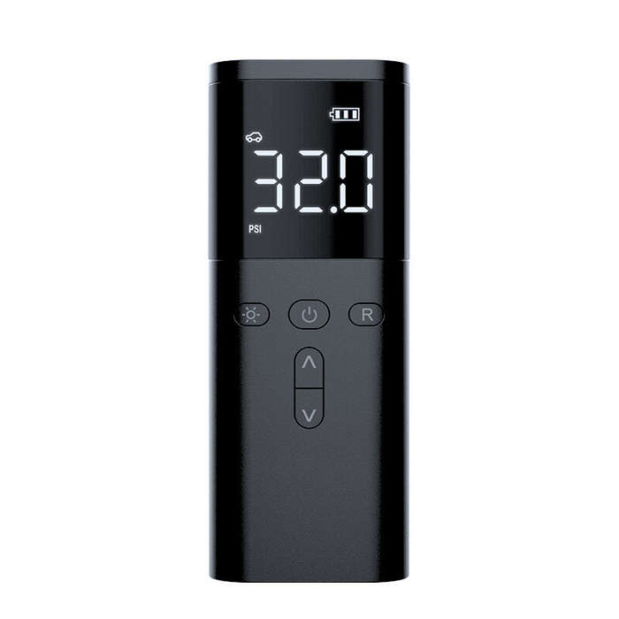 Black - Portable Car Air Pump 5 Modes 60W Tire Inflator Power Bamk For Car Motorcycle Bicycle Ball w