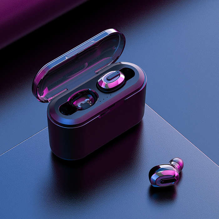 [CVC8.0 Noise Canceling] TWS bluetooth 5.0 Mini Wireless Earphone IPX7 Waterproof Headphones With 30