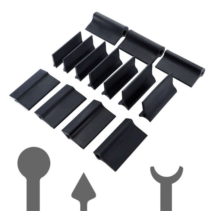 14PCS Rubber Sanding Block Set Sandpaper Holder Woodworking Tool Sanding Pad Polishing Pad Lathe Woo