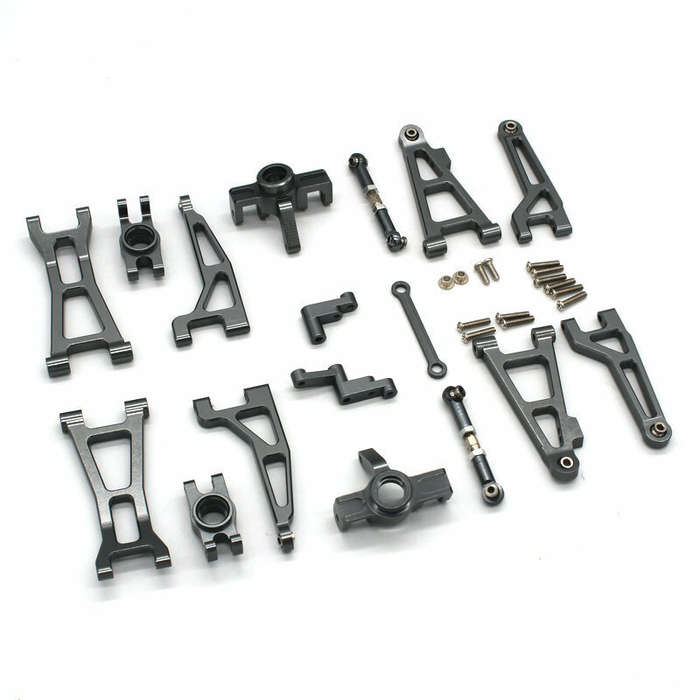 Red - Metal Upgraded Parts For MJX 16207 16208 16209 16210 H16 RC Car Parts