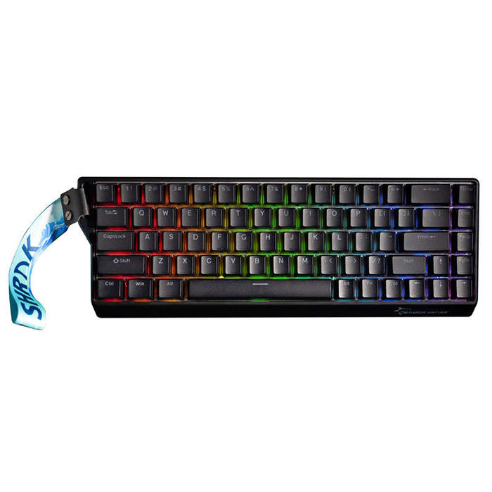 White - Gamakay x NaughShark NS68 Hall Effect Magnetic Mechanical Keyboard Tri-Mode 8K Polling Rate