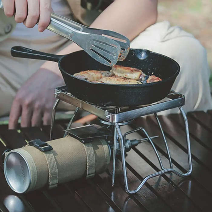 Outdoor Portable Foldable Stove Stand Rack Camping Pot Bracket Holder Gas Stoves Burner Bracket Trav