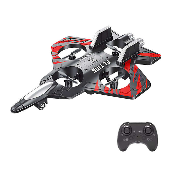 One Battery - CZ01 2.4G EPP Hover Fighter Glider One-Key Circling 360 Roll 4 Turbofans 4CH LED RC Dr