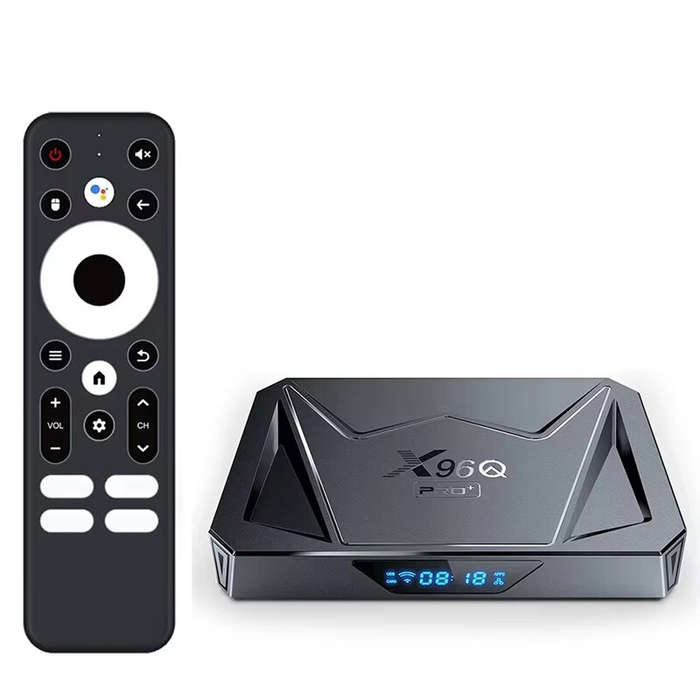 US Plug - X96QPRO+ Android 14 TV Box Allwinner H728 4GB 32GB 1000M LAN BT5 3D Wifi6 2.4G/5G Support